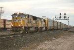 Westbound vehicle train